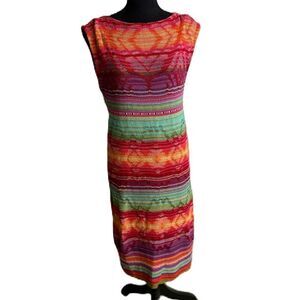 #229 RALPH LAUREN Linen Knit Midi Dress